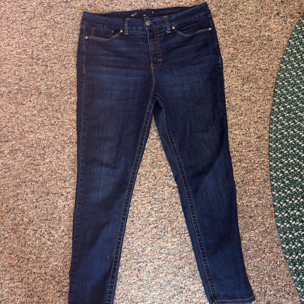 Seven7 Dark Blue Women’s Skinny Jeans
